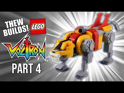 Thew Builds LEGO Voltron! PART 4: Yellow Lion!