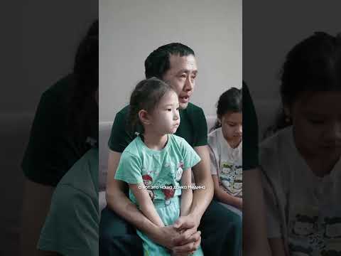 Балалары үшін екінші рет үйленген әке