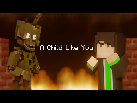 "A Child Like You" | FNAF Animated Minecraft Music Video (Song By HalaCG)