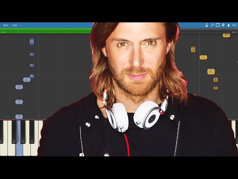 David Guetta, Chris Willis, Cedric Gervais - Would I Lie To You - Piano Tutorial