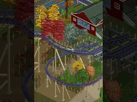 OpenRCT2 Launched Rollercoaster: Autumn's Kiss!