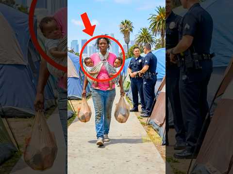 A Homeless Mother Of Two Gets The Ultimate Gift #shorts #kindness