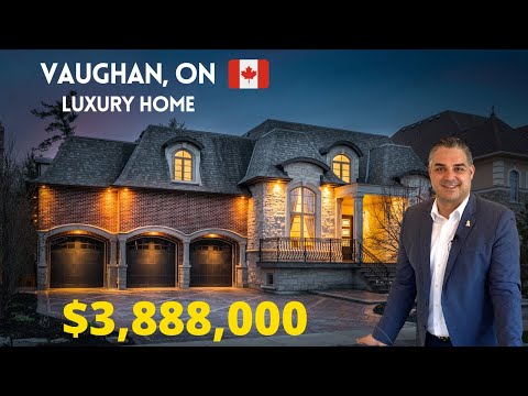 Stunning $3.9 MILLION LUXURY HOME For Sale in Vaughan, ON  @SalernoRealEstate #SalernoRealEstate