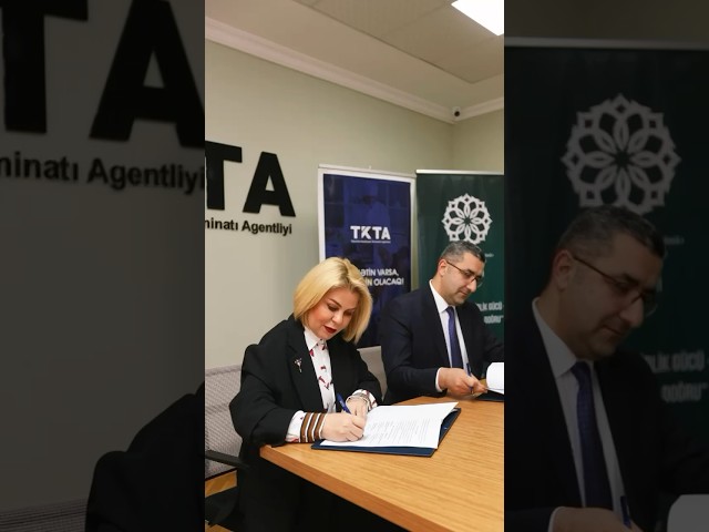 TKTA və "GXSSD" İctimai Birliyi arasında əməkdaşlıq memorandumu imzalandı