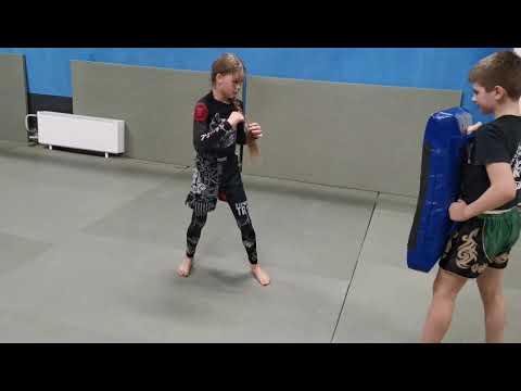 Korneva Alice 11 years kickboxer from Russia