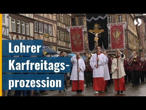 Mit Figuren den Glauben weitergeben - Die Karfreitagsprozession in Lohr