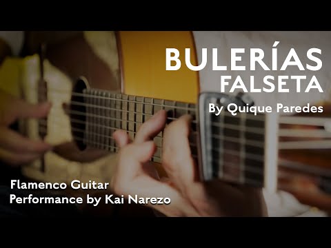 Quique Paredes Bulerías Flamenco Guitar Falseta - performance by Kai Narezo