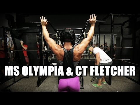 CT FLETCHER TRAINS MS. OLYMPIA DLB