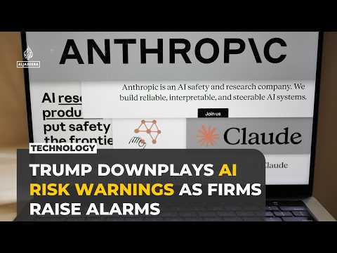 Trump dismisses calls for AI slowdown from leading tech CEOs