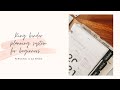 Ring Binder Planning System For Beginners