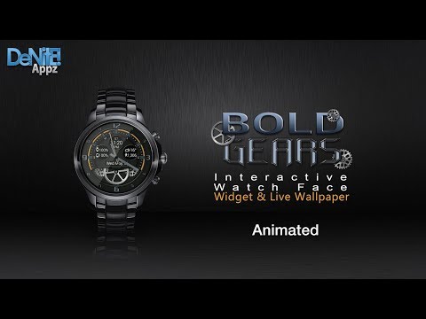 Bold Gears HD Watch Face Video