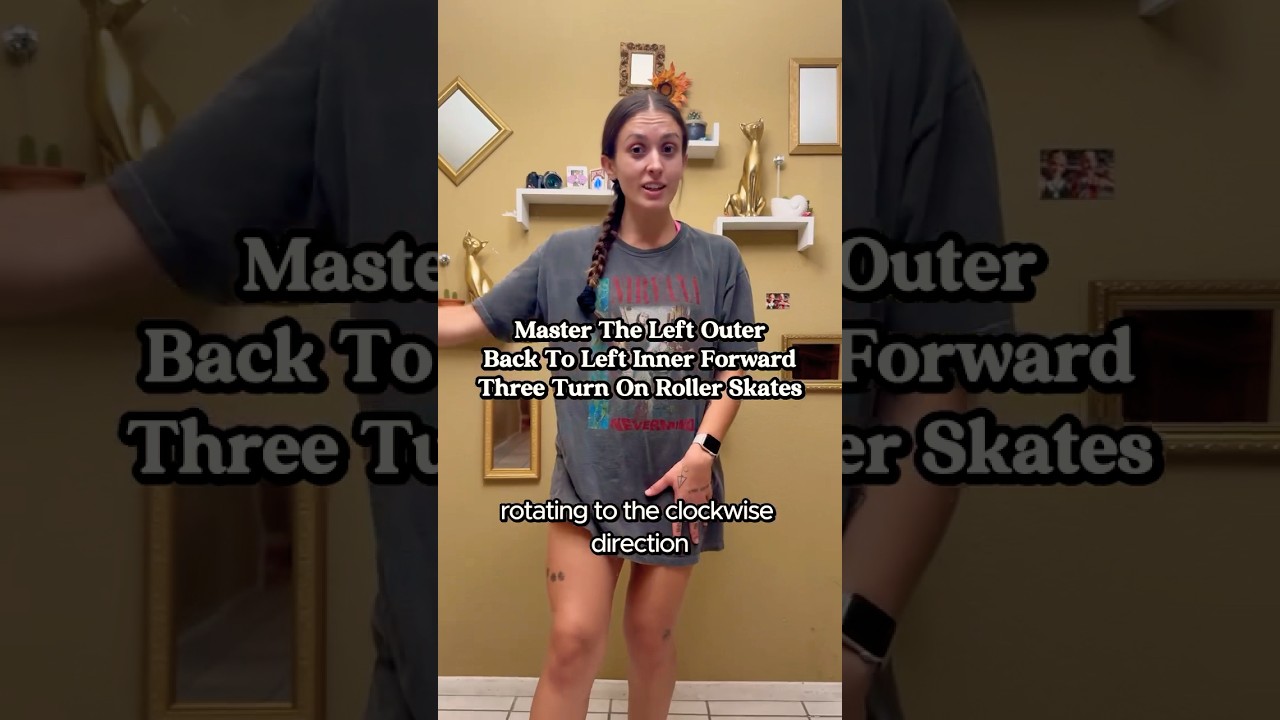 How To Do A Left Backward Outside Three Turn On Roller Skates: