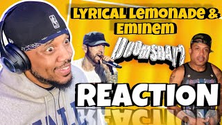 Lyrical Lemonade – “Doomsday Pt. 2” with Eminem / REACTION!!  EM PUTTING THE ART OF WAR ON BENZINO..