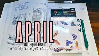 weekly budget check-in (how to budget a weekly paycheck) 04/04 