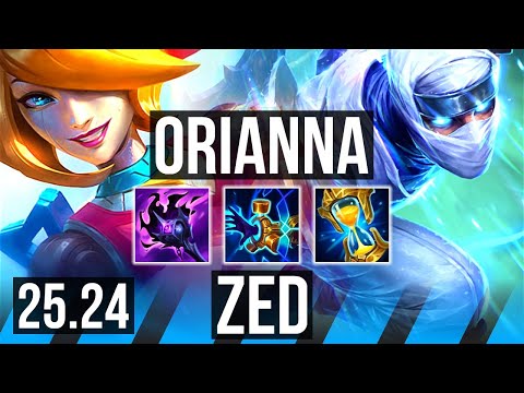 ORIANNA vs ZED (MID) | KR Master | 25.24
