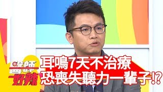 耳鳴不以為意？7天內不治療恐喪失聽力一輩子？！【醫師好辣】 20190328  part1  EP713 張棋惠 江坤俊