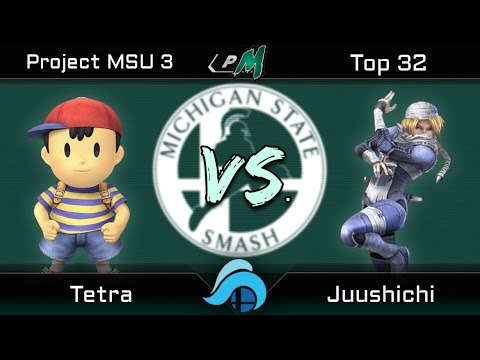 Project MSU 3 Top 32 - Tetraflora (Ness) vs. Juushichi (Sheik)