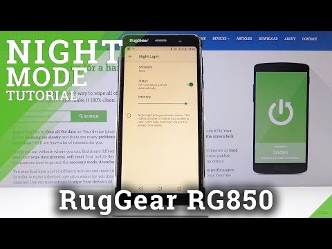How to Activate Night Light in RUGGEAR RG850 – Eye Protection