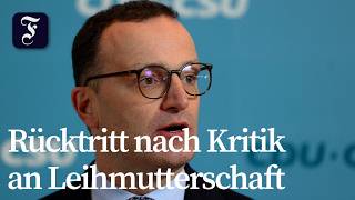 Jens Spahn tritt als Vorsitzender der Unionsfraktion zurück