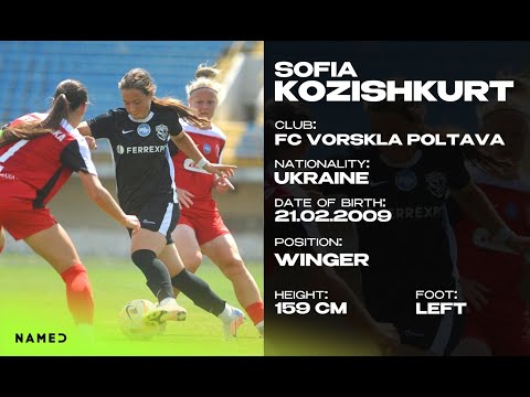 SOFIA KOZISHKURT ● Winger ● FC Vorskla Poltava (Women) ● Gameplay, Goals, Assist, Polars