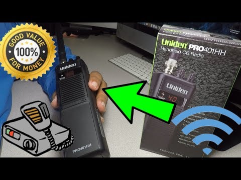 Best Range Handheld CB Radio Uniden Pro401HH Review/Test