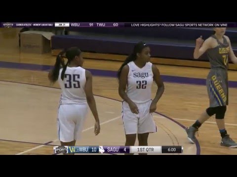Wayland Baptist vs SAGU (First Half) » Women's College Basketball 2016