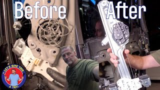Car window won’t roll up or down? 2015 Tahoe Window motor and regulator replacement.