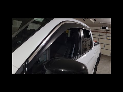 Honda Ridgeline air window deflectors