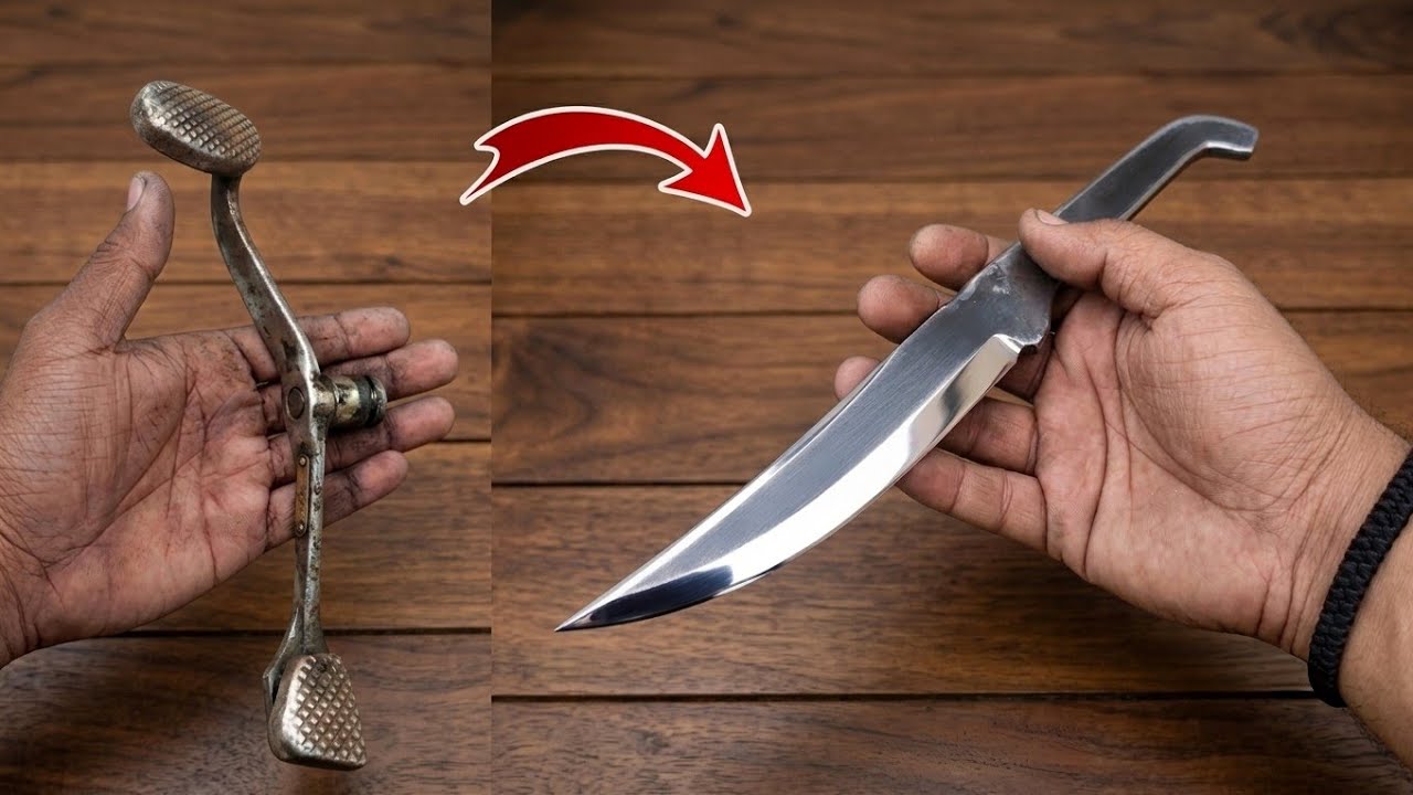 Make A Knife From Gear Pedal 🔥| How To Make Knife | Chaku Kaise Banaye | Knife Making | Chaku 