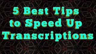 Must Use Audio Transcription Tips Which Make Transcription Jobs Easy | Sound Editor For Transcriber