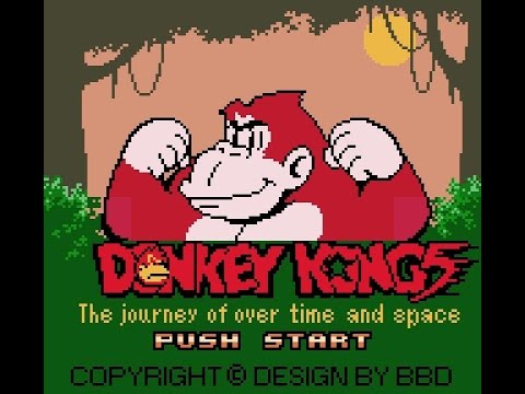 Donkey Kong 5: The Journey of Over Time and Space (Unlicensed) (GBC) - Longplay (No Damage)