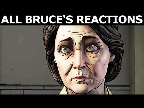 All Bruce's Reactions - Harley Threatens Regina - BATMAN Season 2 The Enemy Within Episode 2