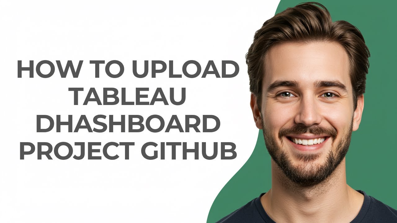 How to Upload Tableau Dhashboard Project Github - GUIDE!