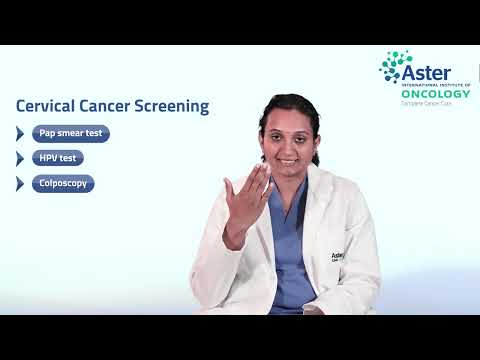 Dr. Esha R Shanbhag discussing cervical cancer screening