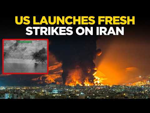 BREAKING NEWS LIVE: US Launches Fresh Strikes On Iran | Attack Footage Emerges | IRAN-US War LIVE