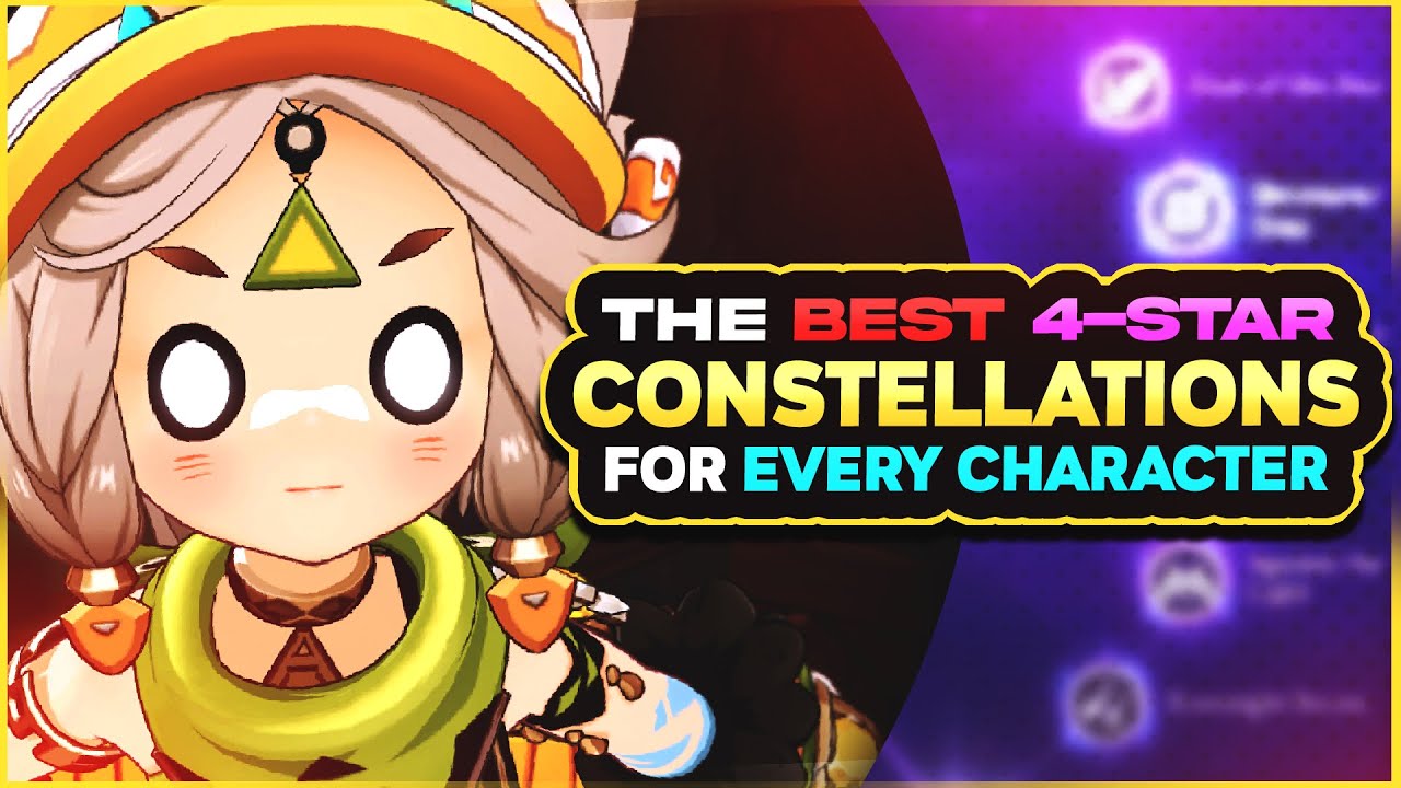The Best Constellation for EVERY 4-STAR in Genshin Impact (As Of Version 5.1)