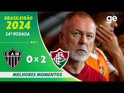 Gols e lances de Atlético Mineiro x Fluminense