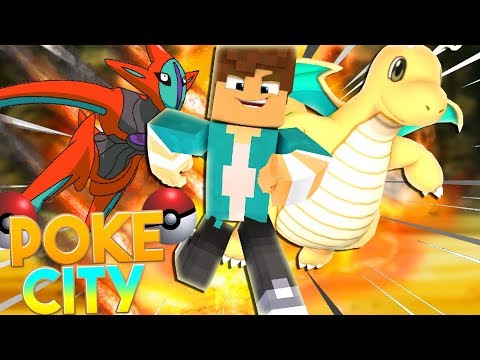 Minecraft: DEOXYS MANDOU UM METEORO PARA A POKE CITY !?! - PokeCity #31 ‹ Goten ›