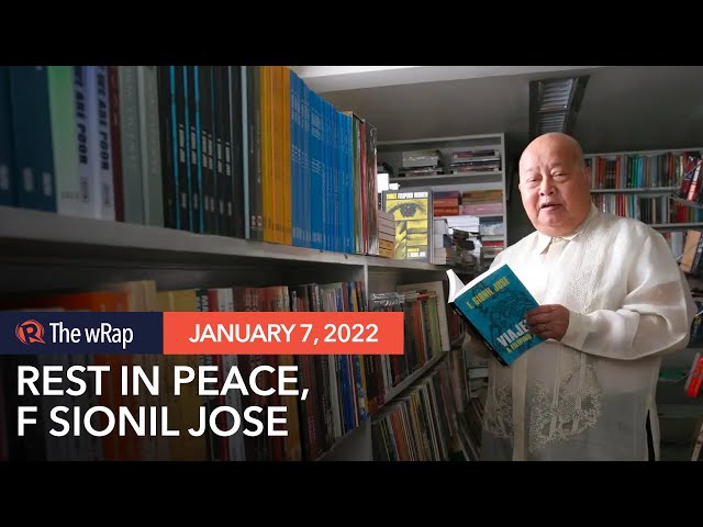 Artis Nasional F Sionil Jose meninggal pada usia 97 tahun Artis Nasional F Sionil Jose meninggal pada usia 97 tahun