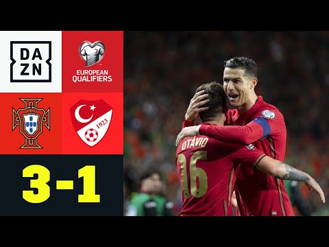 Portugal eine Nummer zu groß für Kuntz: Portugal - Türkei 3:1 | European Qualifiers | DAZN