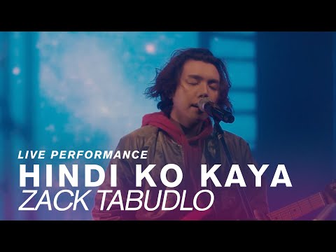 Hindi Ko Kaya - Zack Tabudlo (Live Performance)