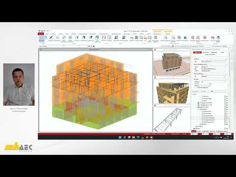 mbinar-Serie 2022 - Teil 4: Strukturmodell: Strukturmodell für den Holzbau (Haus A)