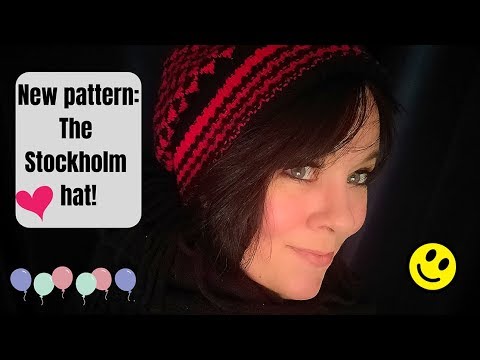 AniLove Knitcast Ep. 04 - 2019 | Stockholm hat | colorwork | The Ixchel | hand dyed yarn | Upcycling