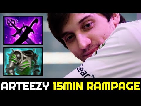 ARTEEZY 15min RAMPAGE — He knows How to Deal with Anti Mage Dota 2