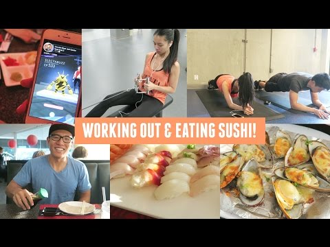 Filming My Workout, AYCE Sushi & Best Ice Cream In California?