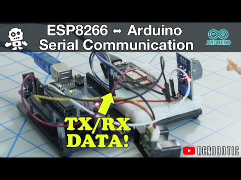Arduino to ESP8266 Data With Serial Communication Using Arduino IDE (Mac OSX and Windows)
