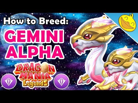 How to Breed the GEMINI ALPHA DRAGON! 3 BEST Breeding Combination! - Dragon Mania Legends
