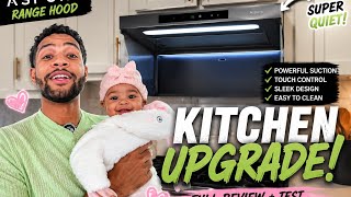 Dad Duties + A MAJOR Kitchen Upgrade! 👨🏾‍🍳👶🏾 | Arspura Range Hood Review