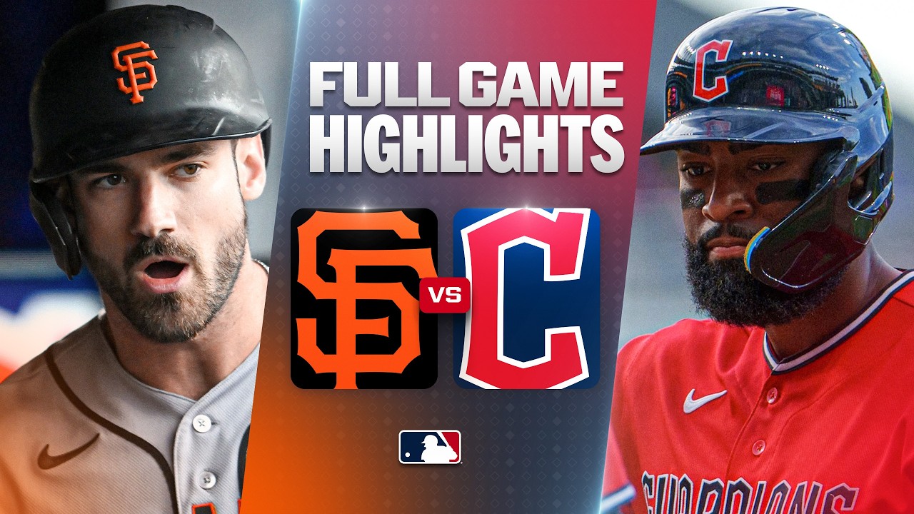 8월19일 샌프란시스코 클리블랜드 MLB 하이라이트