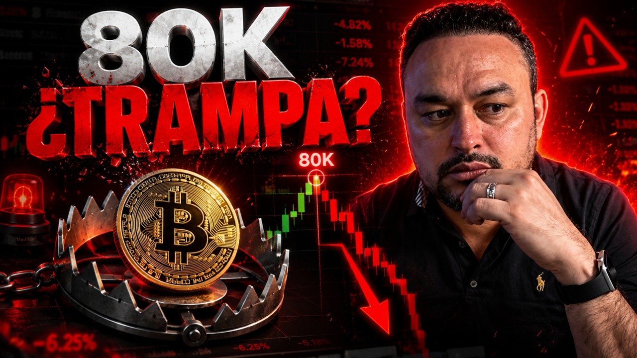 ¿TRAMPA EN LOS $80,000 O BITCOIN SE PREPARA PARA EXPLOTAR? 🚨🔥